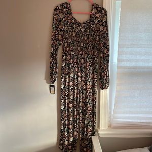 Floral design romper